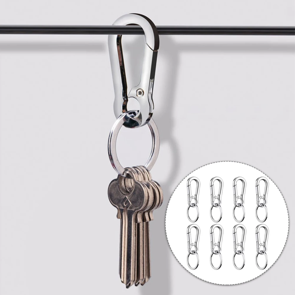 8pcs Zinc Alloy Carabiner Clip Keychain Metal Waist Hook for Lanyard Keys Storage ganizer Pendant Holder
8pcs Zinc Alloy Carabiner Clip Keychain Metal Waist Hook for Lanyard Keys Storage ganizer Pendant Holder