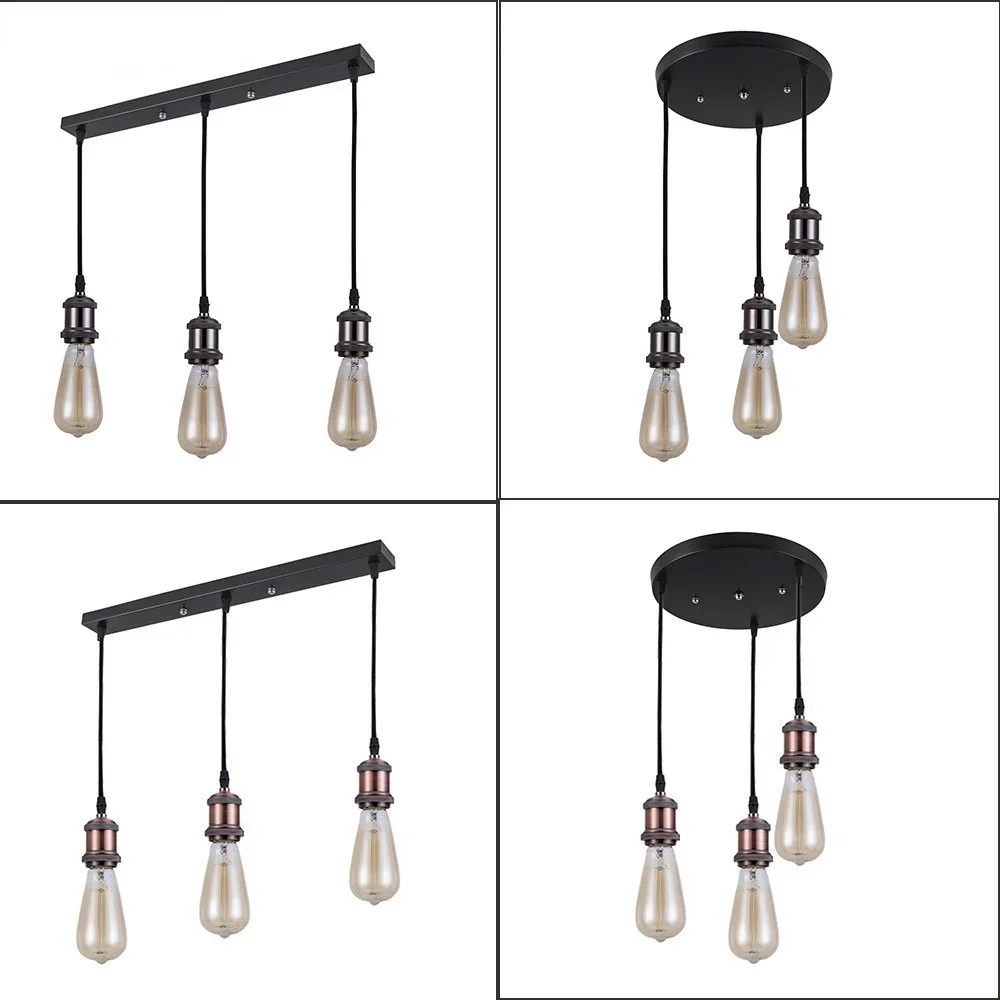 Retro Industrial Loft LED Bar Pendent Lamp E27 Socket Pendant lights Aluminum Dining Room Pendent Lights Kitchen Hanging Lamps
Retro Industrial Loft LED Bar Pendent Lamp E27 Socket Pendant lights Aluminum Dining Room Pendent Lights Kitchen Hanging Lamps