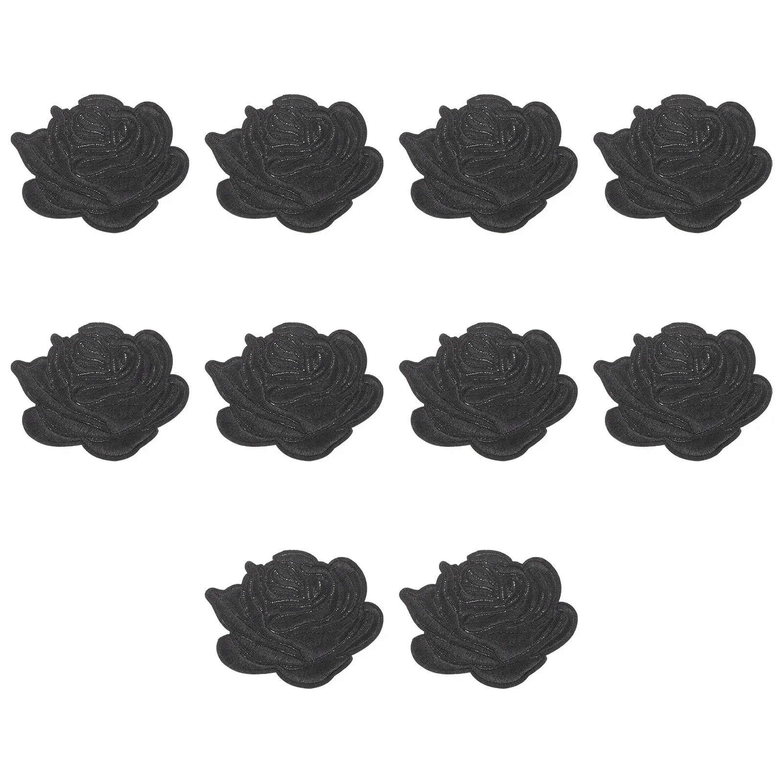 10pcs Rose Embroidery Patches For Clothes Iron On Patch Diy Hat Jean Jacket Bags Decorative Applique Wear-Resistant Small
10pcs Rose Embroidery Patches For Clothes Iron On Patch Diy Hat Jean Jacket Bags Decorative Applique Wear-Resistant Small