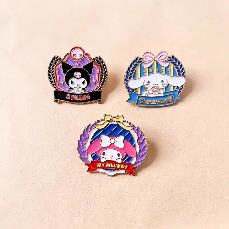 New Sanrio College Style Metal Badge Cute Cartoon Kuromi Cinnamoroll Brooch Student Jewelry Pendant
New Sanrio College Style Metal Badge Cute Cartoon Kuromi Cinnamoroll Brooch Student Jewelry Pendant