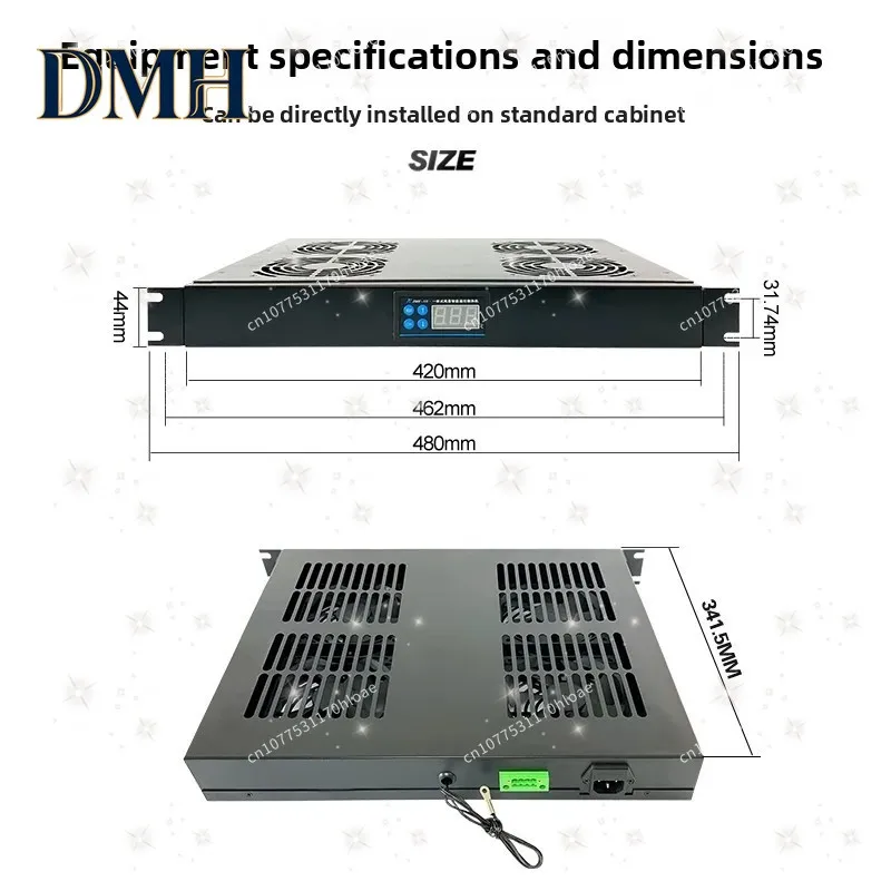 DMH .Network Cabinet 220V Intelligent Temperature Control Speed Adjustable 1U Large Airflow Cooling Fan 110V Server Cooling Mach
DMH .Network Cabinet 220V Intelligent Temperature Control Speed Adjustable 1U Large Airflow Cooling Fan 110V Server Cooling Mach