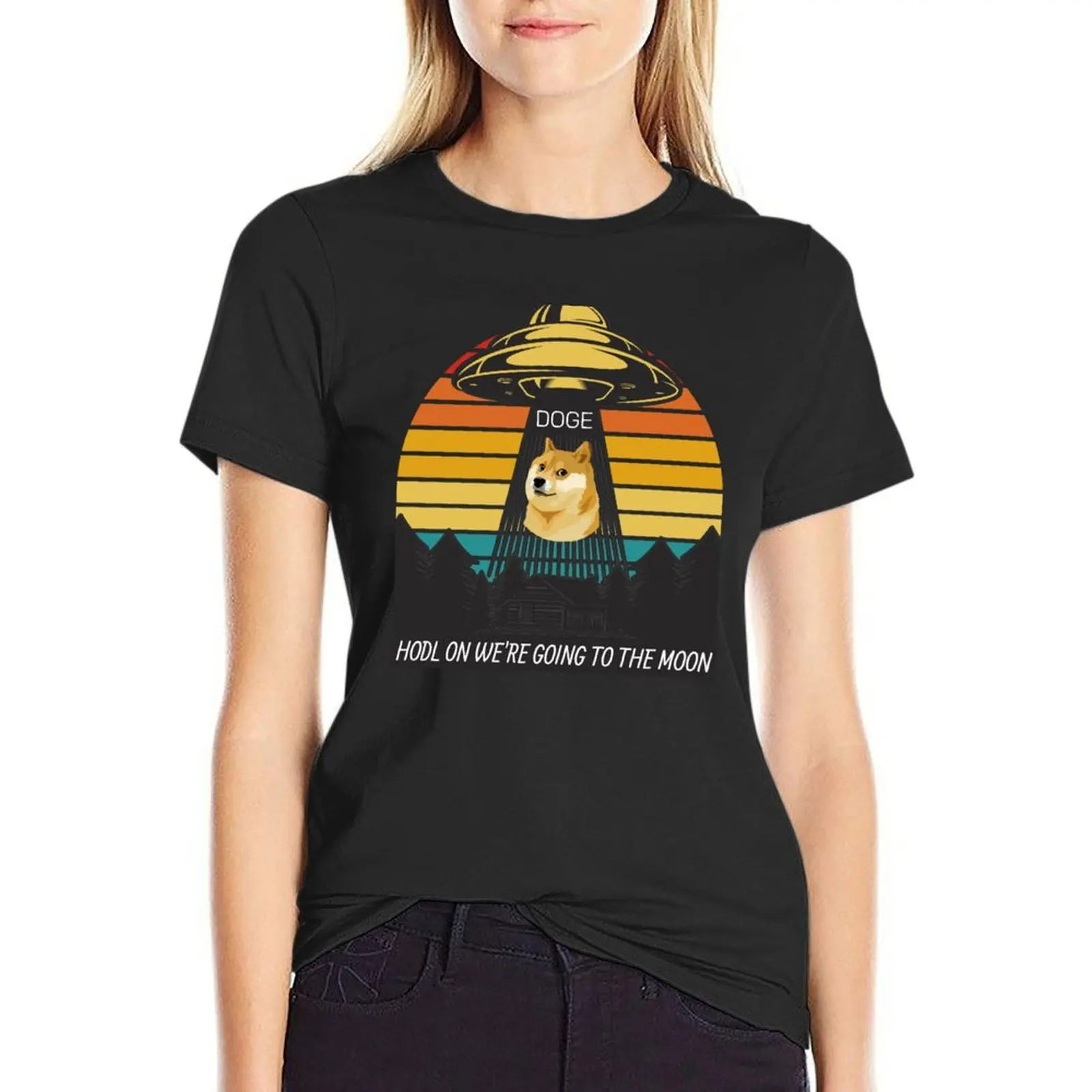 Dogecoin DOGE HODL on we're going to the moon T-Shirt summer clothes aesthetic clothes Women clothes
Dogecoin DOGE HODL on we're going to the moon T-Shirt summer clothes aesthetic clothes Women clothes