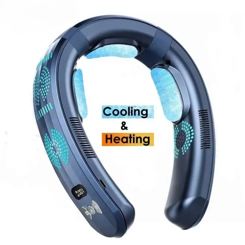 7000mAh Rechargeable Personal Mini Semiconductor Refrigeration Hanging Neck Fan Portable Cooling and Heating Neck Fan
7000mAh Rechargeable Personal Mini Semiconductor Refrigeration Hanging Neck Fan Portable Cooling and Heating Neck Fan