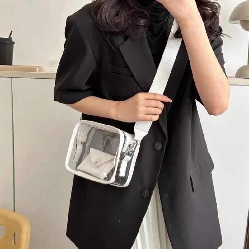 Fashion PVC Transparent Women Shoulder Bags Casual Ladies Crossbody Bags Solid Handbags Messenger Bags for Women Phone Purse
Fashion PVC Transparent Women Shoulder Bags Casual Ladies Crossbody Bags Solid Handbags Messenger Bags for Women Phone Purse