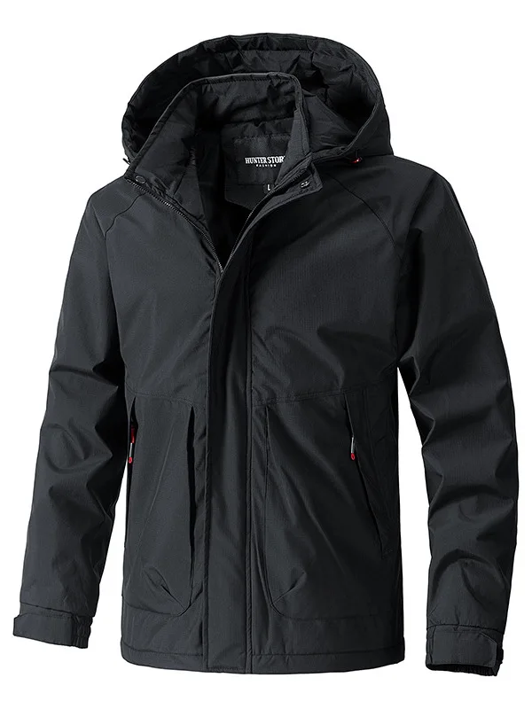 Men's Casual Hooded Jaet Spring Autumn Outdoor Workwear Climbing Clothes Zipper Closure Cotton Blend Fabric Long Sve
Men's Casual Hooded Jaet Spring Autumn Outdoor Workwear Climbing Clothes Zipper Closure Cotton Blend Fabric Long Sve