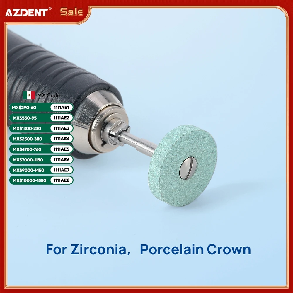 AZDENT 5 шт./упак., стоматологическая керамическая алмазная шлифовальная машина, циркониевый фарфоровый полировщик HP2,35 мм, средняя зернистость, полировка, стоматологические инструменты
AZDENT 5 шт./упак., стоматологическая керамическая алмазная шлифовальная машина, циркониевый фарфоровый полировщик HP2,35 мм, средняя зернистость, полировка, стоматологические инструменты