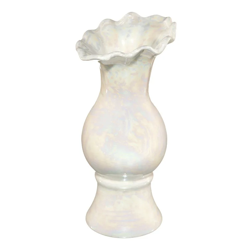 Ns light luxury pearl white Nordic simple ceramic dried flower vase home living room art decorative flower arrangement
Ns light luxury pearl white Nordic simple ceramic dried flower vase home living room art decorative flower arrangement