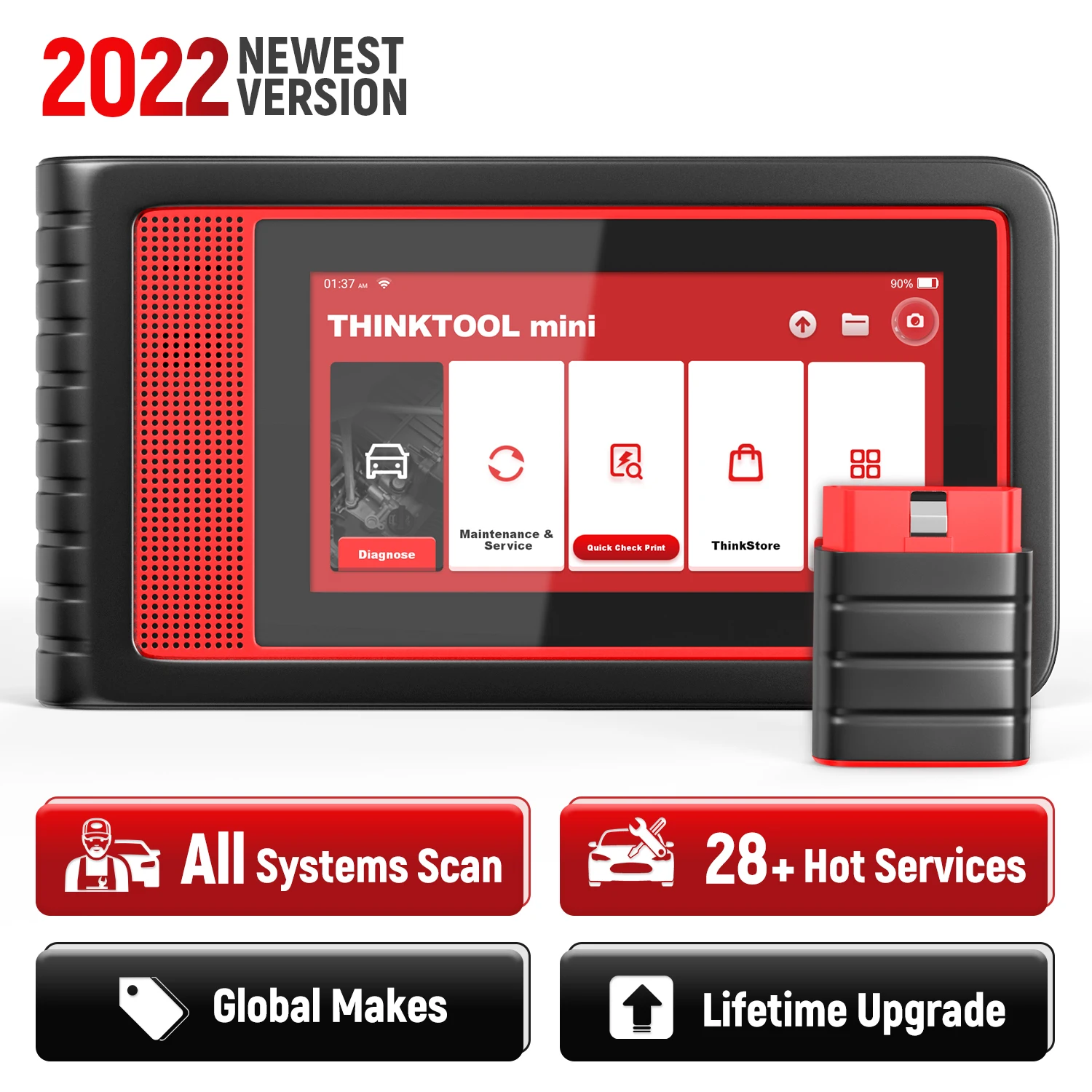 THINKCAR Thinktool Mini OBD2 автомобильный сканер, диагностический инструмент, полная система диагностики автомобиля, обслуживание сброса 28, автоинструменты
THINKCAR Thinktool Mini OBD2 автомобильный сканер, диагностический инструмент, полная система диагностики автомобиля, обслуживание сброса 28, автоинструменты