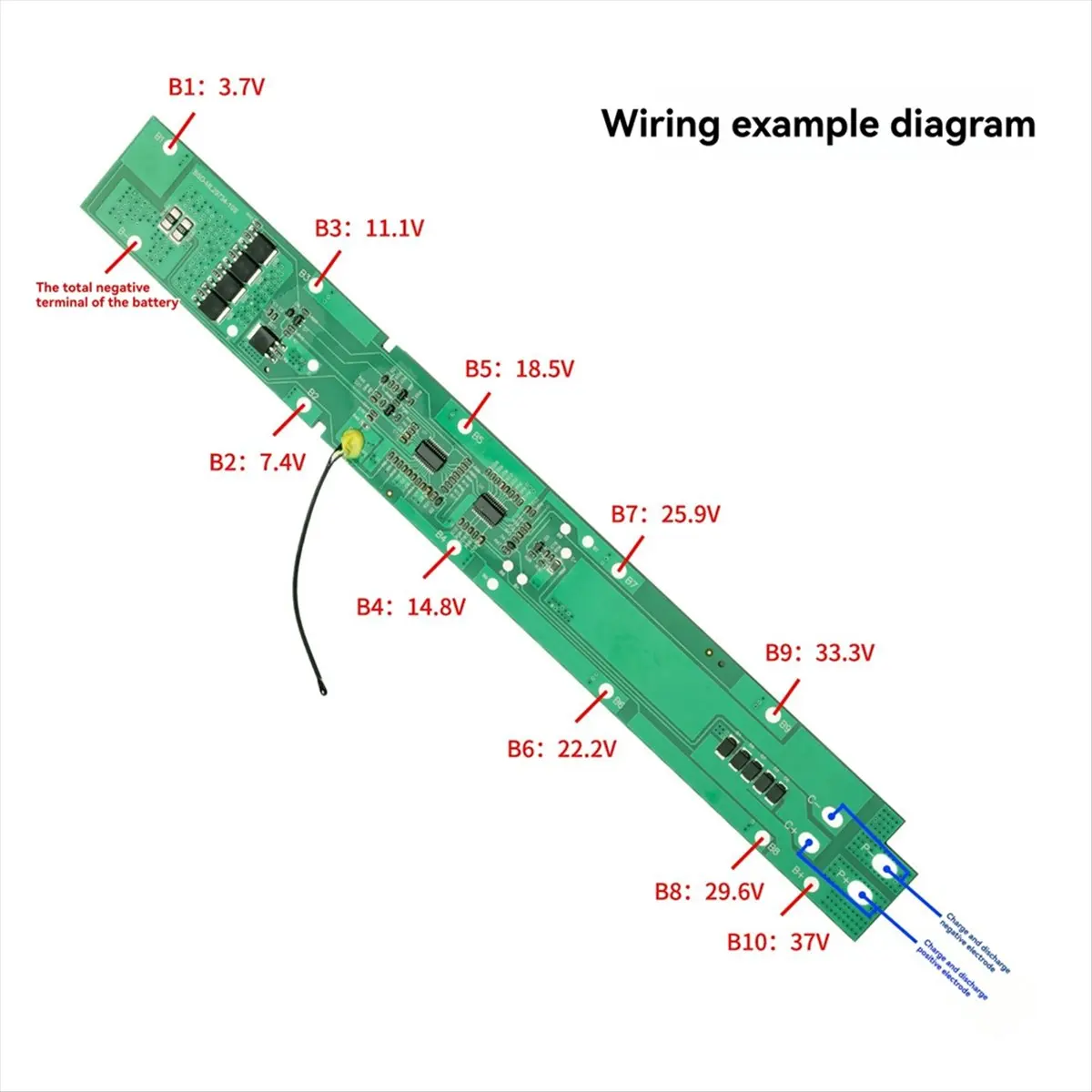 (X07A) 10S 36V 15A Split Port Integrated Board Scooter Battery Pack with NTC Integrated Solution Scooter Battery Pack
(X07A) 10S 36V 15A Split Port Integrated Board Scooter Battery Pack with NTC Integrated Solution Scooter Battery Pack