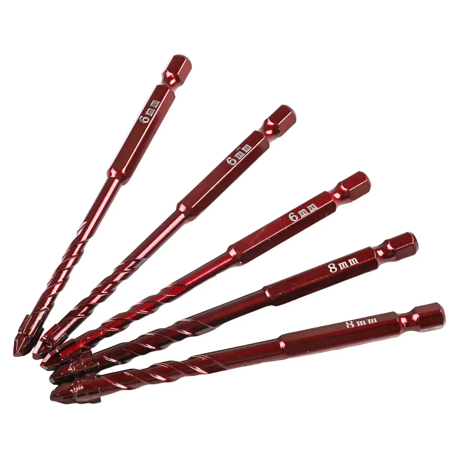 4/5/6pcs Four-Blade Serrated Eccentric Drill Bits Multifunction Drill Bit Set For Glass Tile Concrete Metal Bricks Drilling Tool
4/5/6pcs Four-Blade Serrated Eccentric Drill Bits Multifunction Drill Bit Set For Glass Tile Concrete Metal Bricks Drilling Tool