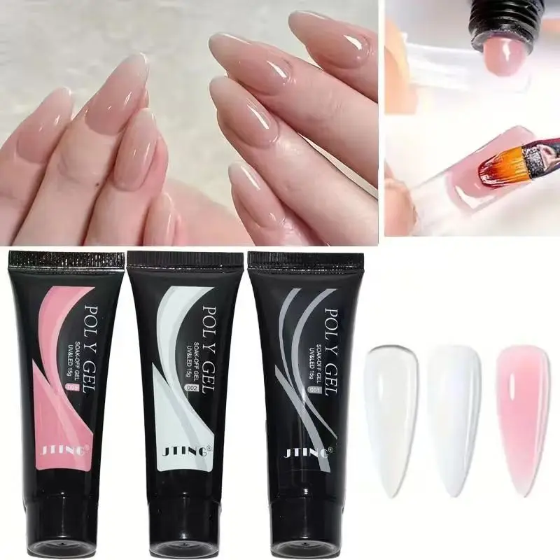 15ml Solid Extension Gel Nail Build Poly Nail Acrylic Gel Crystal Naked Color UV LED Polish Gel For Extend Nail Quick Extension
15ml Solid Extension Gel Nail Build Poly Nail Acrylic Gel Crystal Naked Color UV LED Polish Gel For Extend Nail Quick Extension
