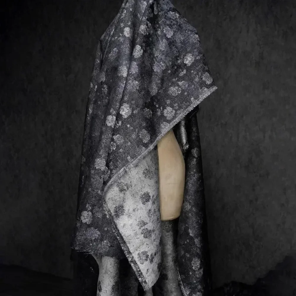 Grey Silver Spring Autumn Clothing Jacquard Fabric for Retro Style Hanfu Jacket Designer Cloth Diy Sewing By the Meter
Grey Silver Spring Autumn Clothing Jacquard Fabric for Retro Style Hanfu Jacket Designer Cloth Diy Sewing By the Meter