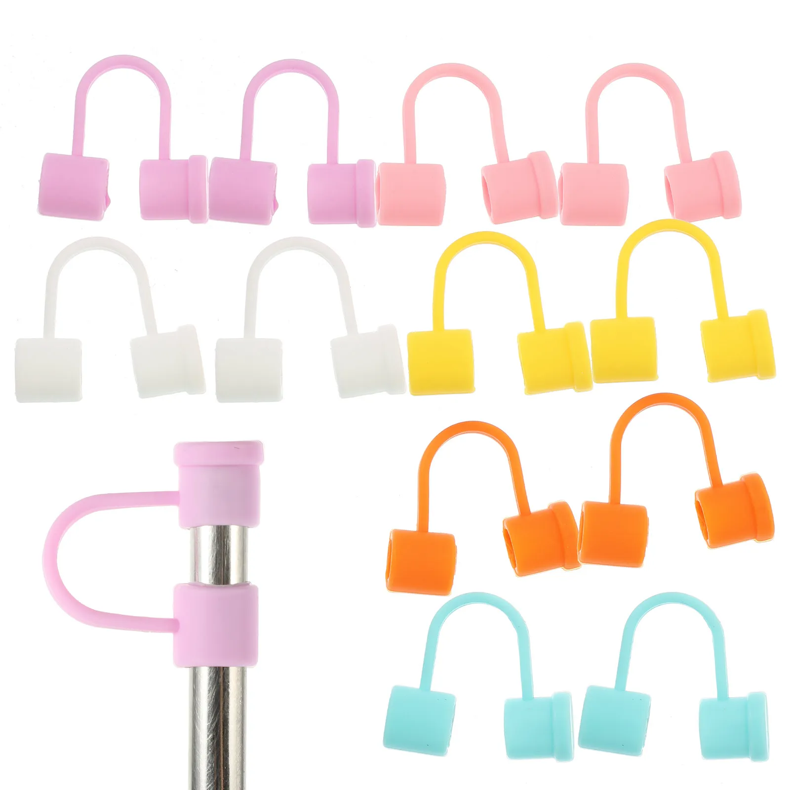 12Pcs Assorted Color Silicone Straw Tip Caps Space Saving Reusable Straw Covers for Drinking Straws Picnic Camping Tumbler Use
12Pcs Assorted Color Silicone Straw Tip Caps Space Saving Reusable Straw Covers for Drinking Straws Picnic Camping Tumbler Use