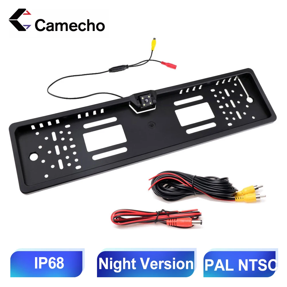 Camecho Waterproof EU Car License Plate Frame Car Rear View Camera European Auto Car Reverse Backup Rearview parking Camera
Camecho Waterproof EU Car License Plate Frame Car Rear View Camera European Auto Car Reverse Backup Rearview parking Camera