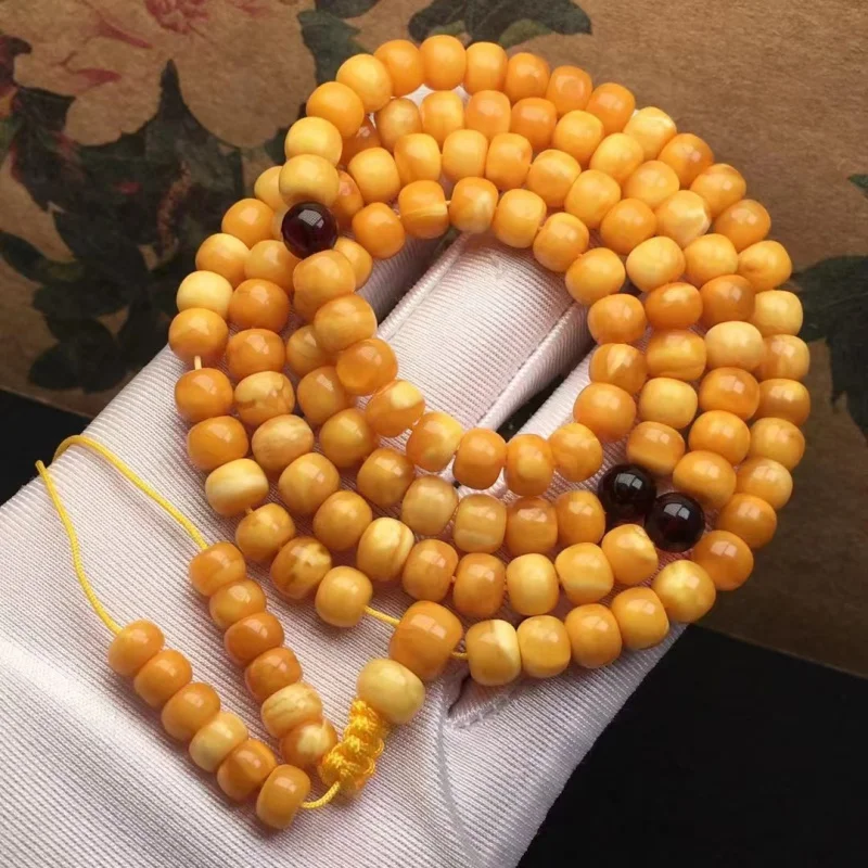 Natural -style Buddhist Beads Rich Wax Old Beeswax Necklace Bracelet
Natural -style Buddhist Beads Rich Wax Old Beeswax Necklace Bracelet
