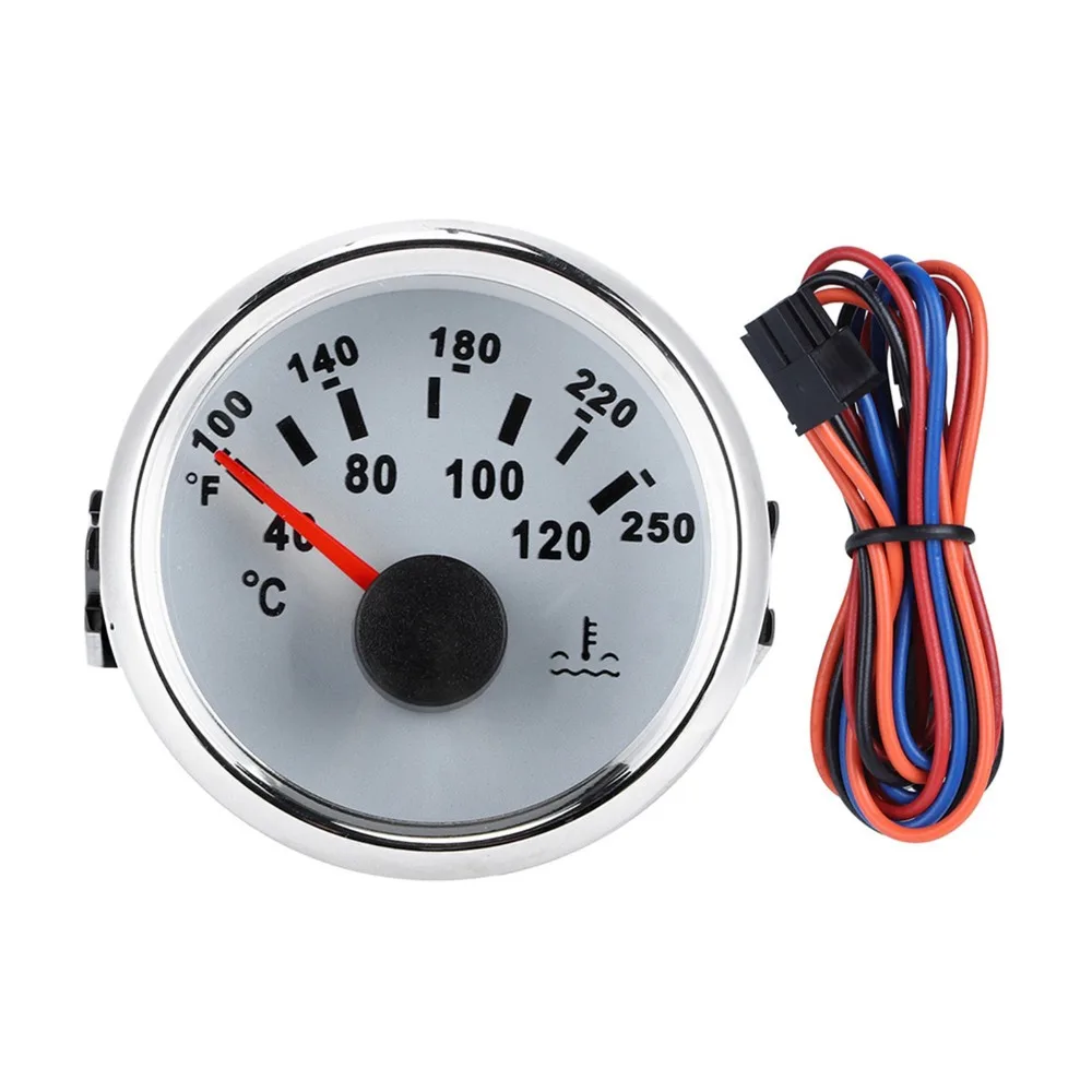 Electric Gauge 52mm/2in Water Temperature Gauge 40-120 ℃ Temp Meter Water Temp Gauge RV Use
Electric Gauge 52mm/2in Water Temperature Gauge 40-120 ℃ Temp Meter Water Temp Gauge RV Use
