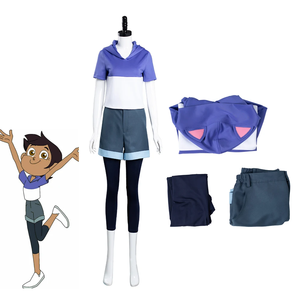 The Owl Cos House Luz Noceda Cosplay Costume T-shirts Shorts Set Fantasia Women Anime Girls Halloween Carnival Disguise Suit
The Owl Cos House Luz Noceda Cosplay Costume T-shirts Shorts Set Fantasia Women Anime Girls Halloween Carnival Disguise Suit