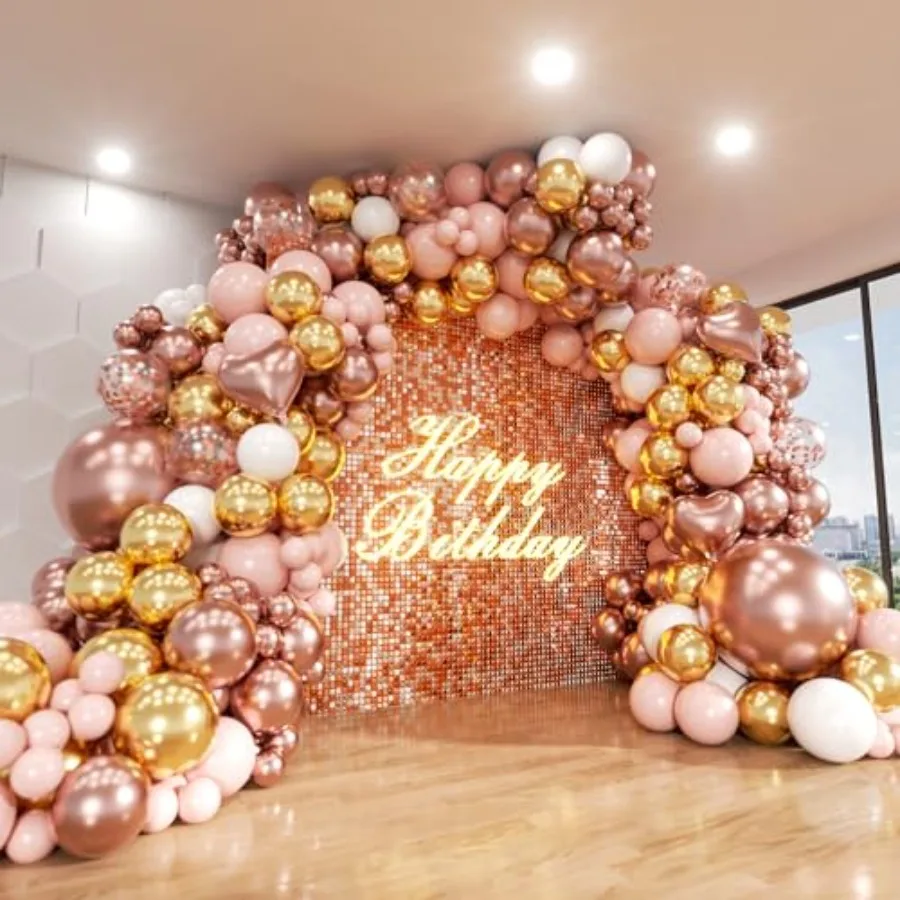 Balloons Arch Kit, 140Pcs Metalic Metallic White with Confetti Balloons for Bridal Shower Baby Shower Bachelorette Birthday Wed
Balloons Arch Kit, 140Pcs Metalic Metallic White with Confetti Balloons for Bridal Shower Baby Shower Bachelorette Birthday Wed