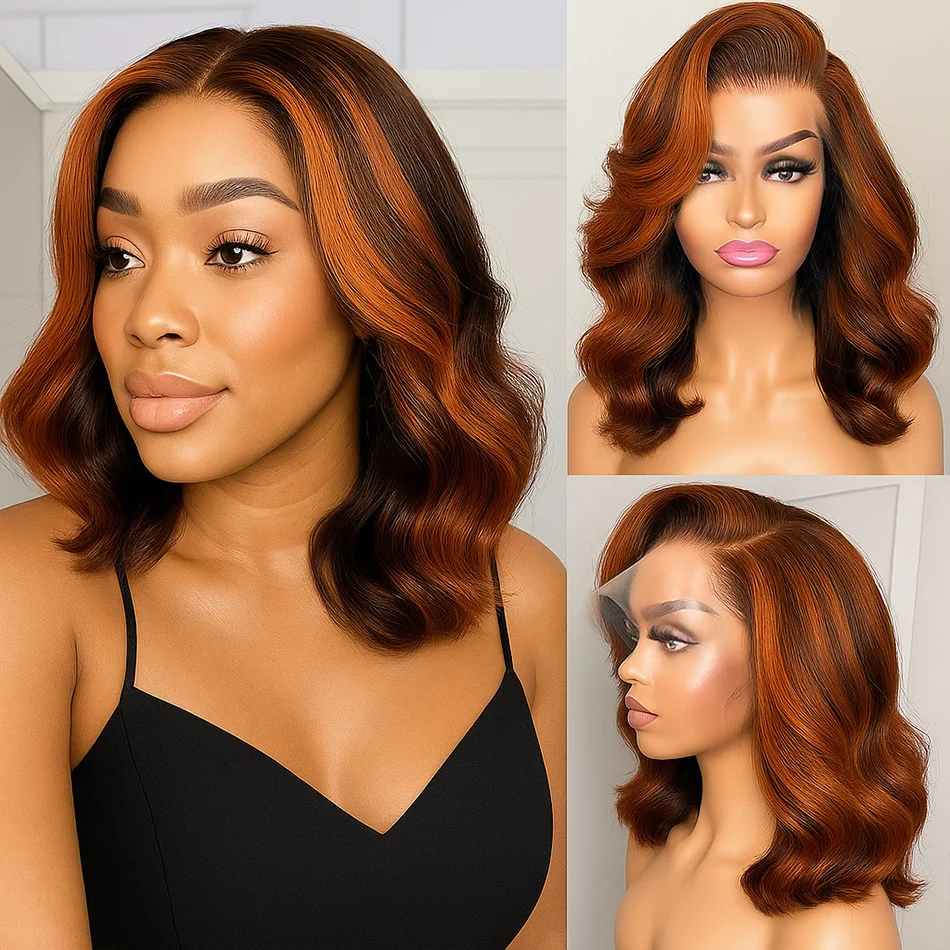 Рыжие смешанные коричневые парики Балаяж # 4/350 Красная Медь Выделите Объемная Волна Короткий Боб Прямые Человеческие Волосы 13x4 Кружевные Фронтальные Парики
Рыжие смешанные коричневые парики Балаяж # 4/350 Красная Медь Выделите Объемная Волна Короткий Боб Прямые Человеческие Волосы 13x4 Кружевные Фронтальные Парики