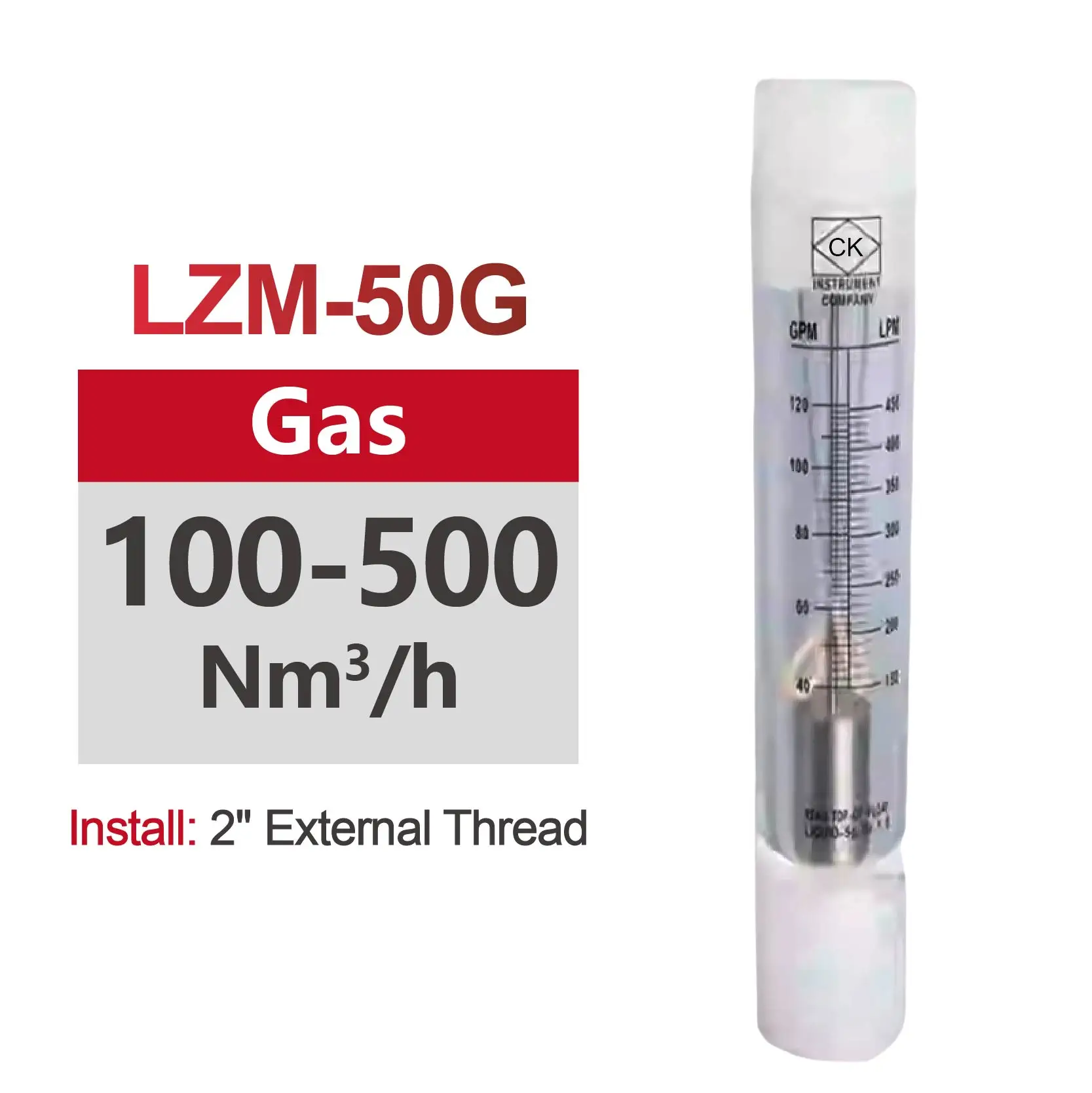 Rotameter Pipeline Flow Meter for Gas Liquid 100‑1400Nm³/h Gas 20‑200GPM Liquid Compressed Air Flow Meter
Rotameter Pipeline Flow Meter for Gas Liquid 100‑1400Nm³/h Gas 20‑200GPM Liquid Compressed Air Flow Meter