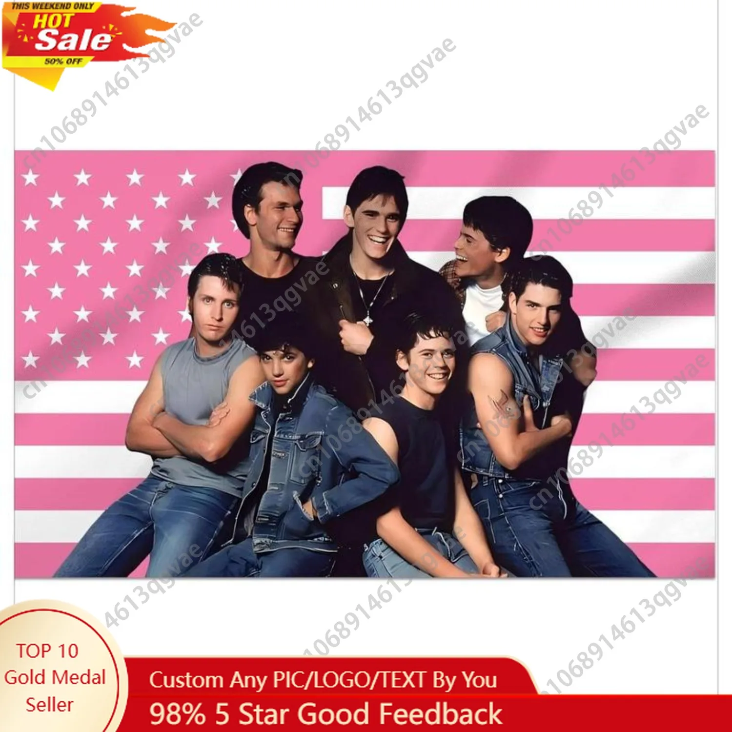 The Outsiders Decorative Flag Wall Tapestry College Dorm Cave Bedroom Living Office Party Decoration Gift Custom Decoration
The Outsiders Decorative Flag Wall Tapestry College Dorm Cave Bedroom Living Office Party Decoration Gift Custom Decoration