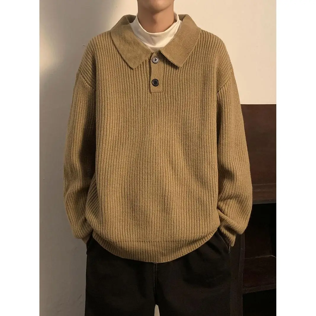 Свободный мужской вязаный свитер Long Sve, однотонный воротник, зимнее модное повседневное верхнее пальто из полиэфирного волокна, мягкое и удобное
Свободный мужской вязаный свитер Long Sve, однотонный воротник, зимнее модное повседневное верхнее пальто из полиэфирного волокна, мягкое и удобное