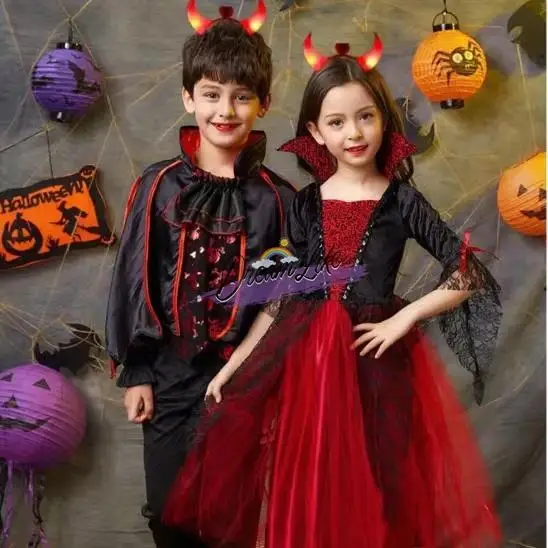 Halloween Children's Cosplay Costume Witch Terror Set Performance Clothes Female Wizard Outfit Stage Performance Costume
Halloween Children's Cosplay Costume Witch Terror Set Performance Clothes Female Wizard Outfit Stage Performance Costume