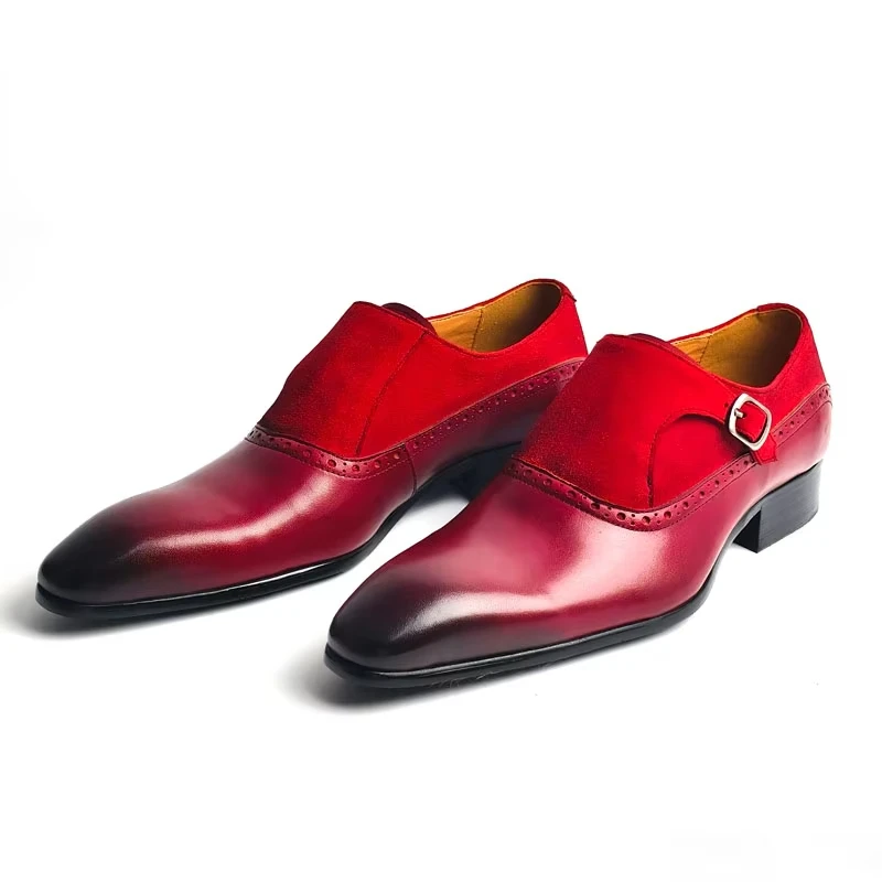 Men's Handmade Cow Suede&Leather Loafers Slip-On Comfortable Casual Shoes for Office,Wedding Non-Slip Sole, Solid Pattern Design
Men's Handmade Cow Suede&Leather Loafers Slip-On Comfortable Casual Shoes for Office,Wedding Non-Slip Sole, Solid Pattern Design