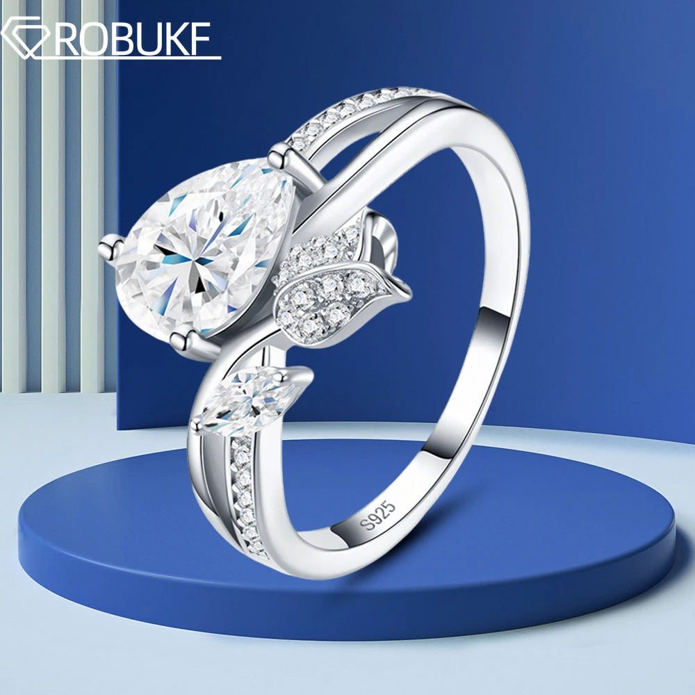 6*9mm Waterdrop Shape Full Moissanite Ring for Women Pear Marquise Round Lab Diamond S925 Silver Double Row Wedding Band Jewelry
6*9mm Waterdrop Shape Full Moissanite Ring for Women Pear Marquise Round Lab Diamond S925 Silver Double Row Wedding Band Jewelry