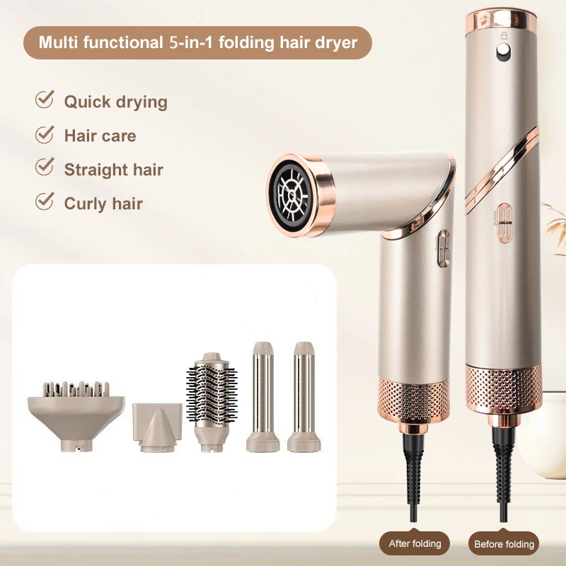 VOAUN V-2099 Многофункциональный складной фен «Десять в одном» Универсальный для выдувания волос, выпрямления завивки волос
VOAUN V-2099 Многофункциональный складной фен «Десять в одном» Универсальный для выдувания волос, выпрямления завивки волос