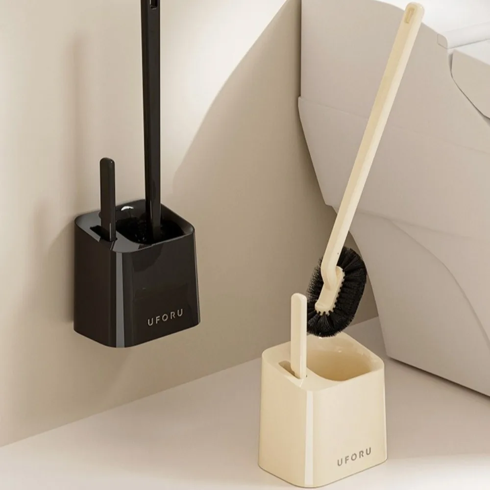 Brush Head Upward Toilet Cleaning Brush Plastic Non-Slip Wall Mounted Toilet Brush with Base Space Saving
Brush Head Upward Toilet Cleaning Brush Plastic Non-Slip Wall Mounted Toilet Brush with Base Space Saving