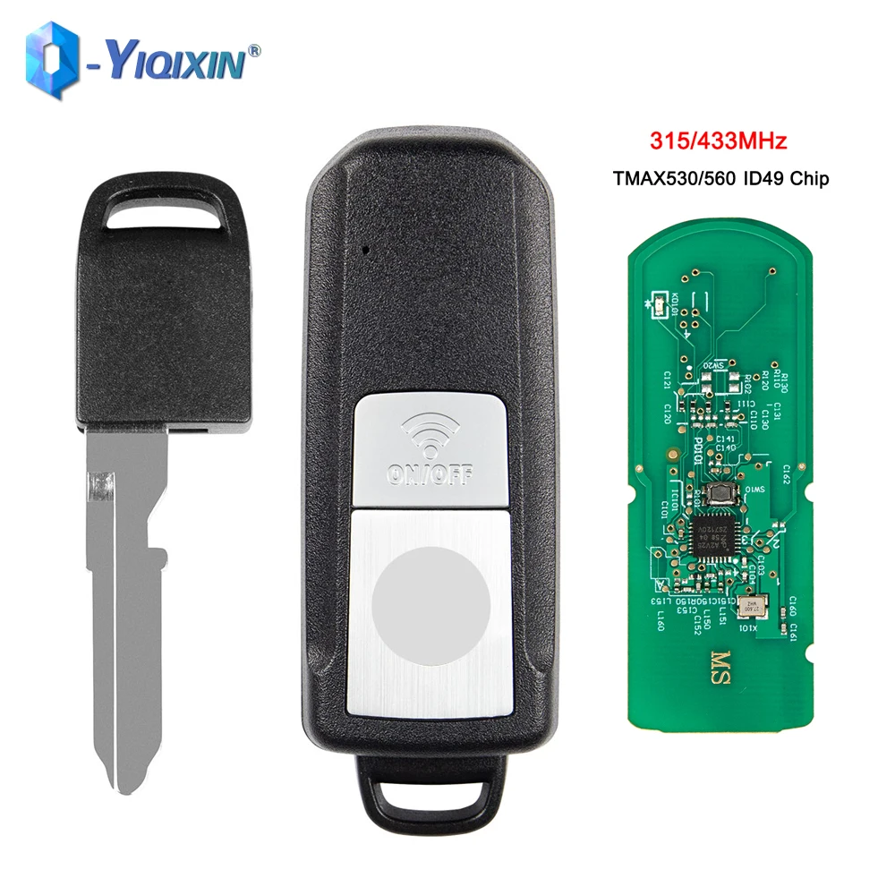 315/433MHz Motorcycle Key For YAMAHA TMAX TMAX530 TMAX560 XMAX XMAX300 NVX NVX155 AEROX JAUNS QBIX ID49 Chip Uncut Blade No Logo
315/433MHz Motorcycle Key For YAMAHA TMAX TMAX530 TMAX560 XMAX XMAX300 NVX NVX155 AEROX JAUNS QBIX ID49 Chip Uncut Blade No Logo