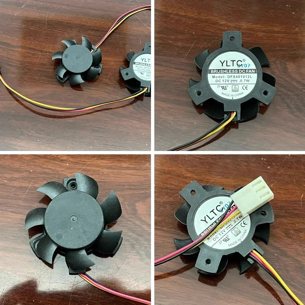 For DFS401012L DC12V 0.7W 3-Wire Graphics Card Fan
For DFS401012L DC12V 0.7W 3-Wire Graphics Card Fan