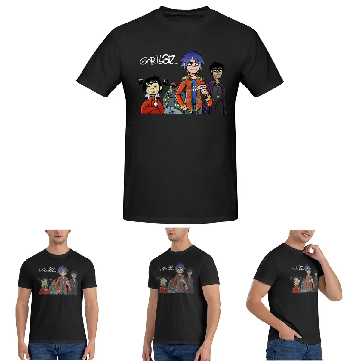 Gorillaz T-Shirt for Men Cotton Plus Size T Shirts Men's Short Sleeve Round Neck Summer Clothes Tops S-6XL
Gorillaz T-Shirt for Men Cotton Plus Size T Shirts Men's Short Sleeve Round Neck Summer Clothes Tops S-6XL