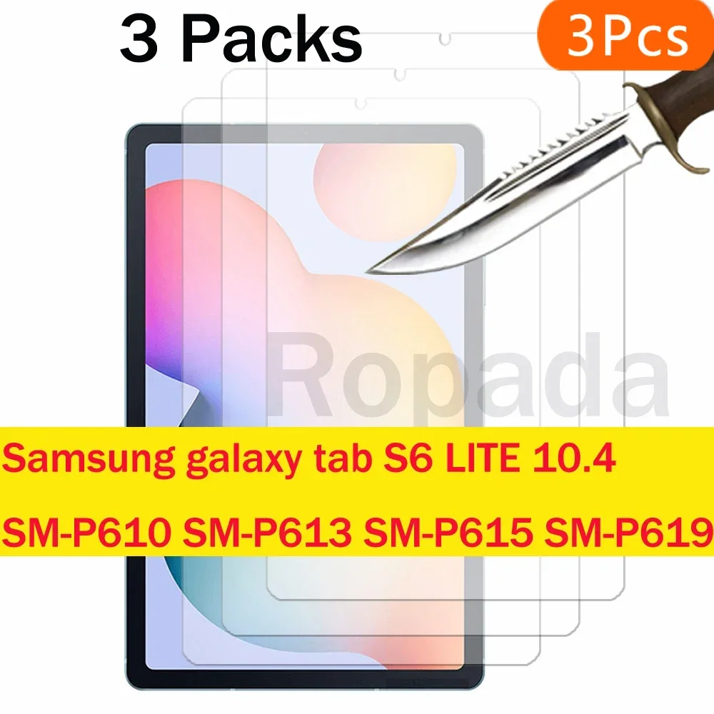 3PCS Glass screen protector for Samsung galaxy tab S6 LITE 10.4 SM-P610 P613 SM-P615 P619 2022 tablet protective film
3PCS Glass screen protector for Samsung galaxy tab S6 LITE 10.4 SM-P610 P613 SM-P615 P619 2022 tablet protective film