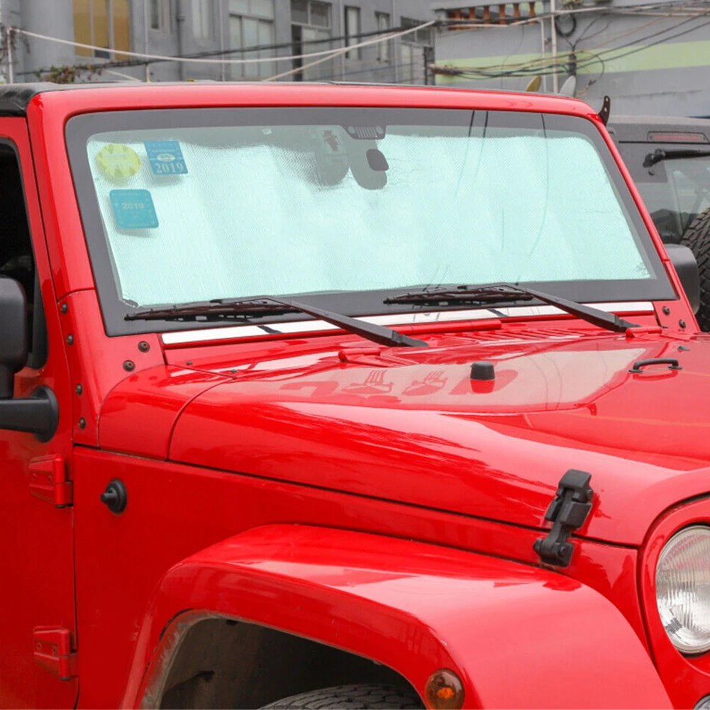 Чехлы на лобовое стекло автомобиля, автомобильные аксессуары для Jeep Sunshade, 2/4 двери, алюминиевая фольга для Wrangler JK, простая установка
Чехлы на лобовое стекло автомобиля, автомобильные аксессуары для Jeep Sunshade, 2/4 двери, алюминиевая фольга для Wrangler JK, простая установка