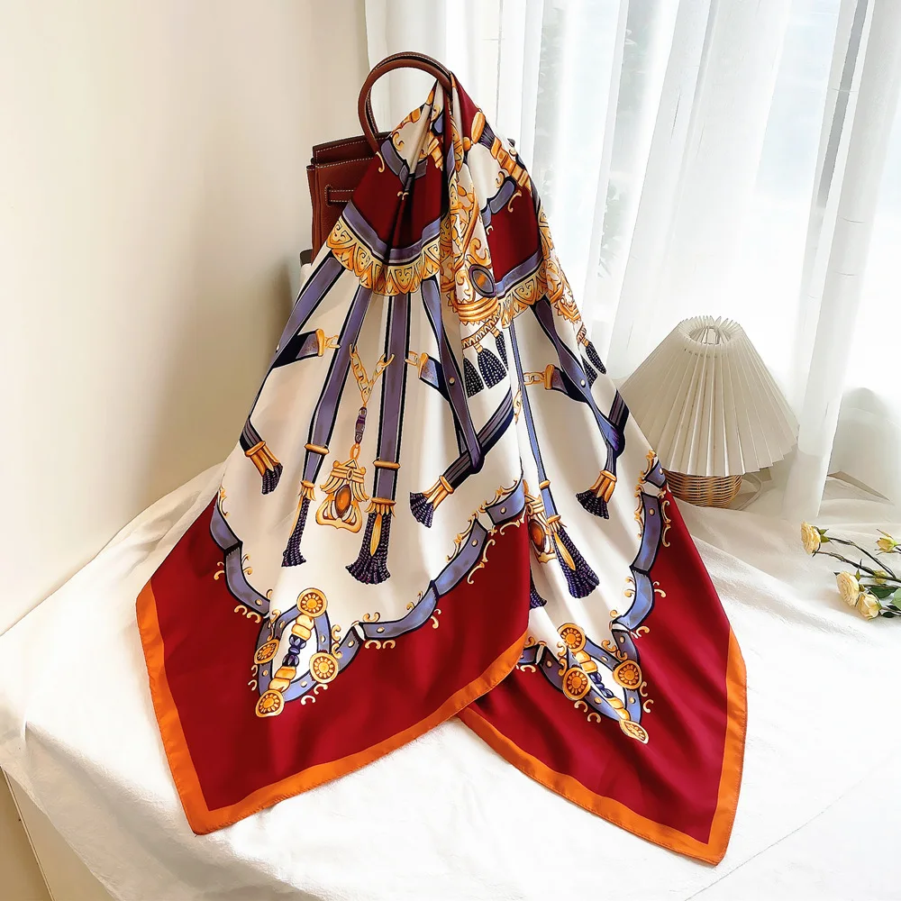 European Style 130cm Chain Tassel Scarf for Women Keep Warm Four Seasons Versatile Shawl Sun Protection Fashion Scarf Wholesale
European Style 130cm Chain Tassel Scarf for Women Keep Warm Four Seasons Versatile Shawl Sun Protection Fashion Scarf Wholesale