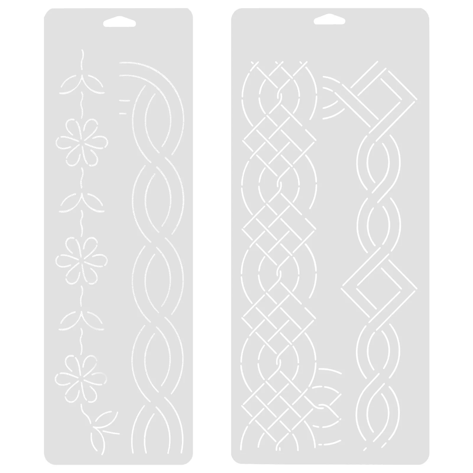 2Pcs Sewing Quilting Template Smooth Plastic DIY Tool for Accurate Marking and Cutting Quilting Templates for Home Craft
2Pcs Sewing Quilting Template Smooth Plastic DIY Tool for Accurate Marking and Cutting Quilting Templates for Home Craft