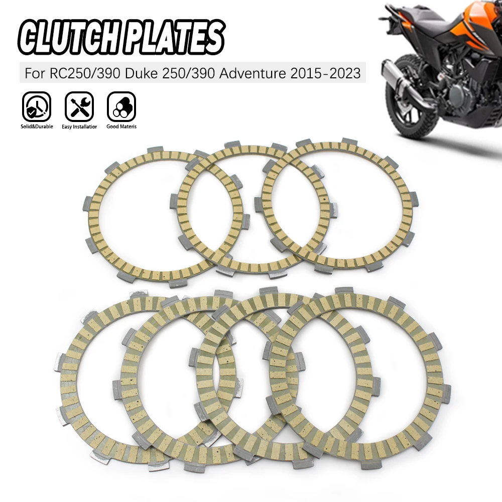 For RC390 2016-2022 390Duke 2015-2023 Duke RC 390 RC250 250Duke Motorcycle Clutch Disc Clutch Friction Plates Adventure
For RC390 2016-2022 390Duke 2015-2023 Duke RC 390 RC250 250Duke Motorcycle Clutch Disc Clutch Friction Plates Adventure