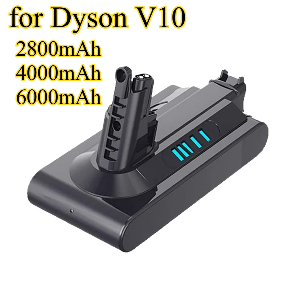 Аккумулятор 6000 мАч для Dyson V10, замена для V10 Absolute/Animal/Fluffy, 2X время работы, 21700, литиевые элементы с двойной защитой
Аккумулятор 6000 мАч для Dyson V10, замена для V10 Absolute/Animal/Fluffy, 2X время работы, 21700, литиевые элементы с двойной защитой