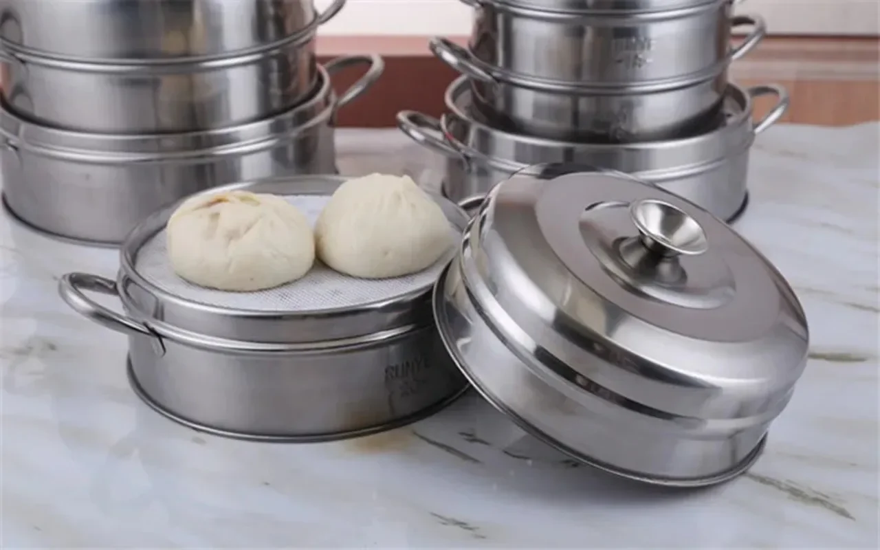 Stainless Steel Steamer fish steamed stuffed bun Rack Multifunction Kitchen Tools Multilayered Steamer Rack Insert With Holder
Stainless Steel Steamer fish steamed stuffed bun Rack Multifunction Kitchen Tools Multilayered Steamer Rack Insert With Holder