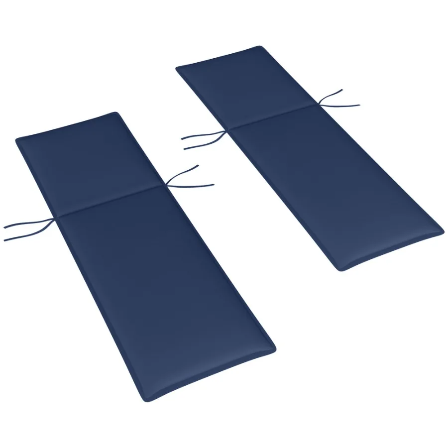 Foldable Chaise Lounge Cushion Set of 2 Outdoor Lounge Chair Cushion Set UPF50+ 200gsm Fabric 76 x 23 Navy Blue
Foldable Chaise Lounge Cushion Set of 2 Outdoor Lounge Chair Cushion Set UPF50+ 200gsm Fabric 76 x 23 Navy Blue