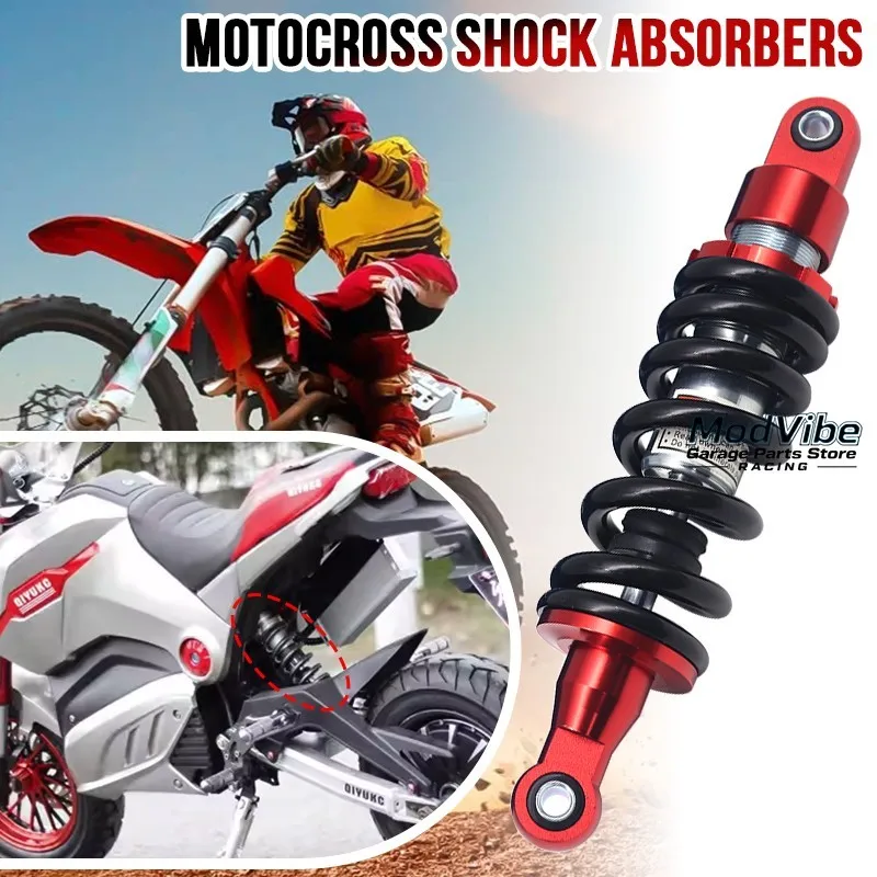 VEHICLEADER 260mm 270mm 280mm Motorcycle Suspension Spring Rear Air Shock Absorbers for Honda Yamaha BWS 125 Gokart Quad ATV
VEHICLEADER 260mm 270mm 280mm Motorcycle Suspension Spring Rear Air Shock Absorbers for Honda Yamaha BWS 125 Gokart Quad ATV