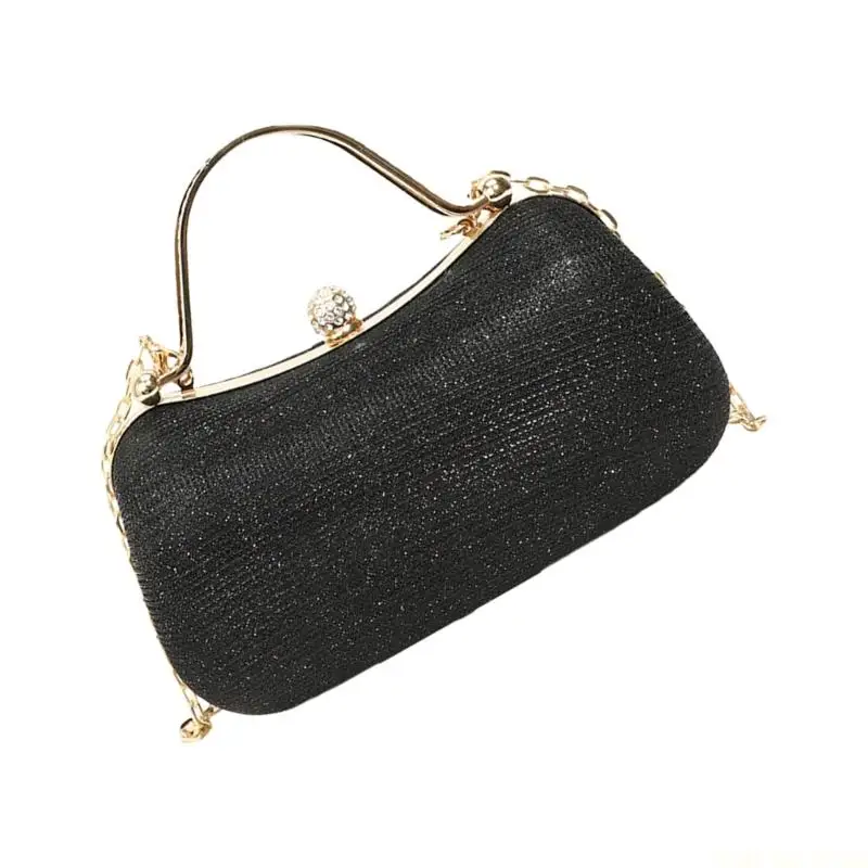 X90D Elegant Evening Purse Metal Chain Shoulder Bag Casual Handbag Wedding Prom Event
X90D Elegant Evening Purse Metal Chain Shoulder Bag Casual Handbag Wedding Prom Event