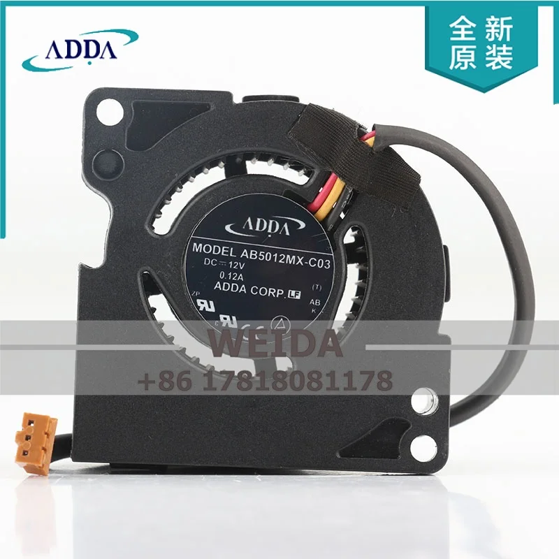 Вентилятор охлаждения для проектора ADDA AB5012MX-C03 5020 5CM 12V 0.12A BenQ
Вентилятор охлаждения для проектора ADDA AB5012MX-C03 5020 5CM 12V 0.12A BenQ