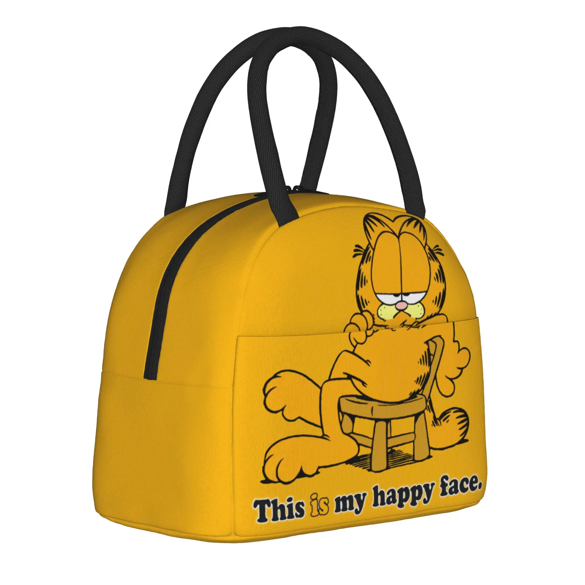 Garfield This is My Happy Face Insulated Lunch Bag Thermal Bag Reusable,Meal Container Funny Meme Cat Cartoon Tote Lunch Box
Garfield This is My Happy Face Insulated Lunch Bag Thermal Bag Reusable,Meal Container Funny Meme Cat Cartoon Tote Lunch Box