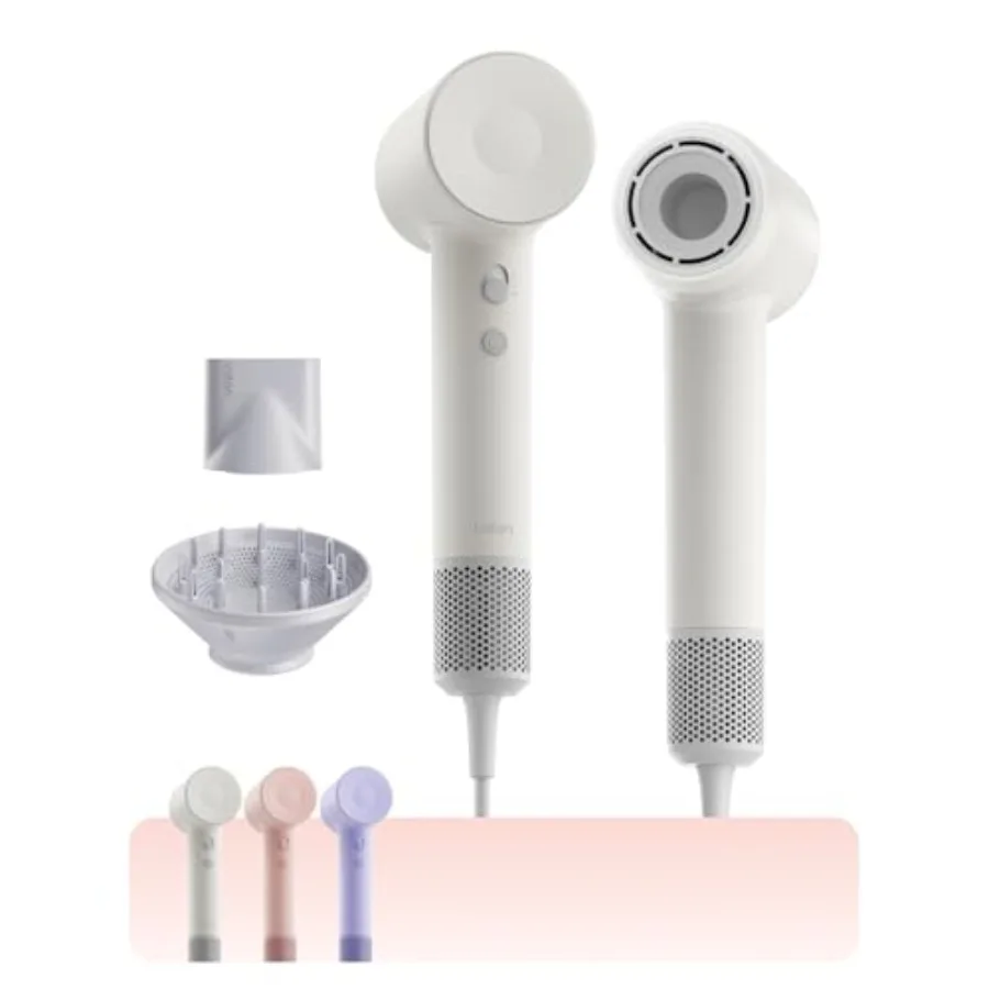 SE 2 High Speed Hair Dryer, 200 Million Negative Ionic Blow Dryer with Diffuser, Fast Drying Lightweight Hair Dryer for Women w
SE 2 High Speed Hair Dryer, 200 Million Negative Ionic Blow Dryer with Diffuser, Fast Drying Lightweight Hair Dryer for Women w