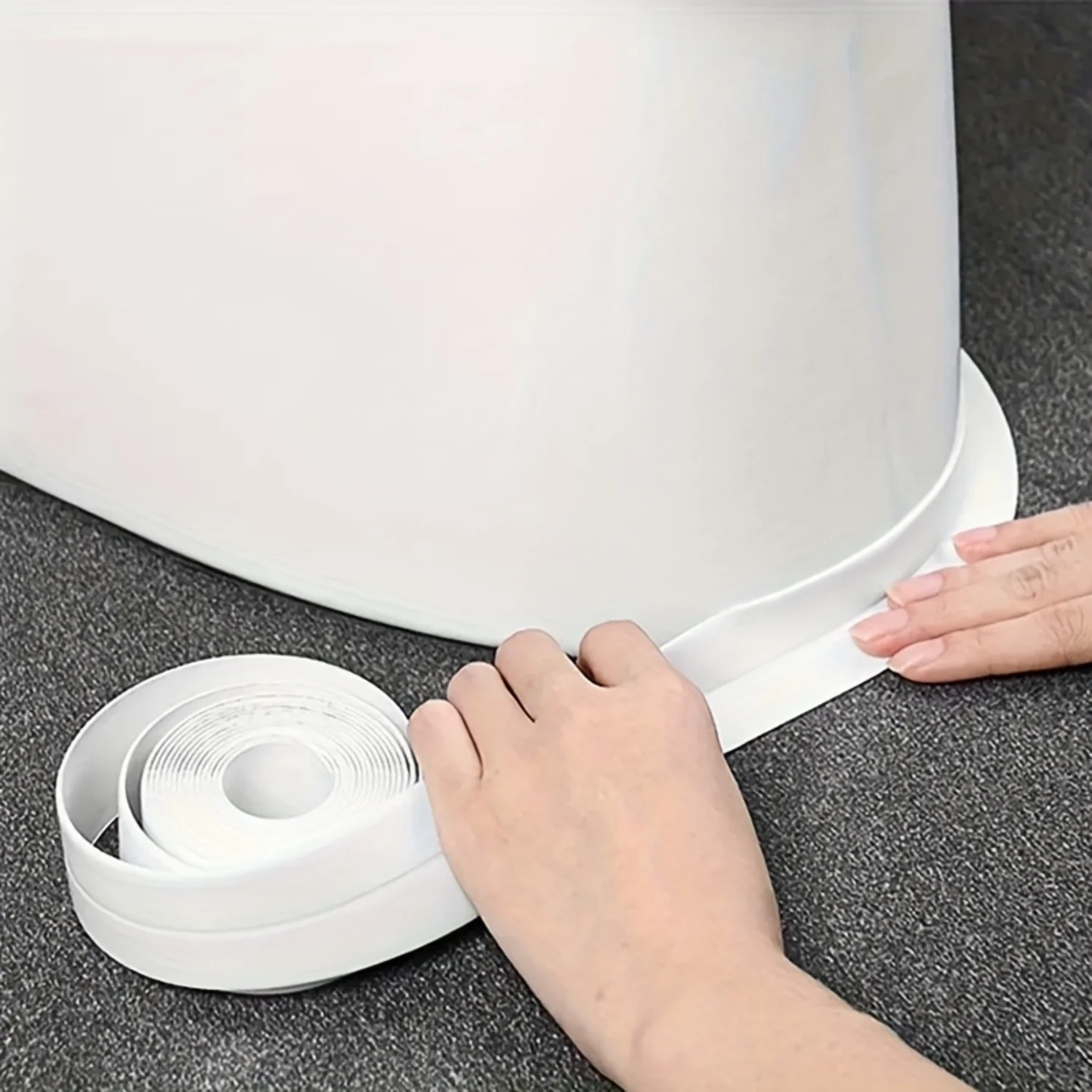 White Waterproof Sealing Tape - Durable Kitchen & Bathroom Protector - Easy Apply, Moisture-Resistant, Corner Guard for Sink, Ba
White Waterproof Sealing Tape - Durable Kitchen & Bathroom Protector - Easy Apply, Moisture-Resistant, Corner Guard for Sink, Ba