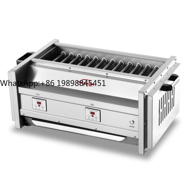 X7-2 Portable Commercial Electric Stainless Steel BBQ Grill Smokeless for Restaurant Kitchen Use for Kabob Skewers
X7-2 Portable Commercial Electric Stainless Steel BBQ Grill Smokeless for Restaurant Kitchen Use for Kabob Skewers