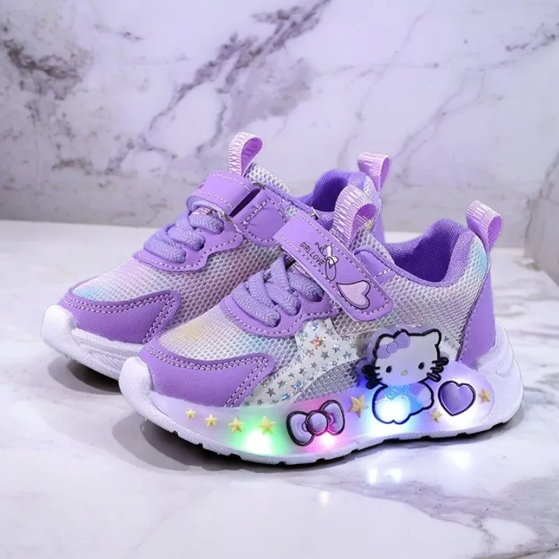 Kids'Casual Shoes Girls Led Light Cartoon PU Leather Spring Fashion Flat Bottom Shoes Breathable Pink Purple Size 21-30
Kids'Casual Shoes Girls Led Light Cartoon PU Leather Spring Fashion Flat Bottom Shoes Breathable Pink Purple Size 21-30